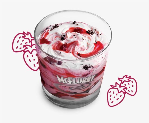 Strawberry Shortcake McFlurry